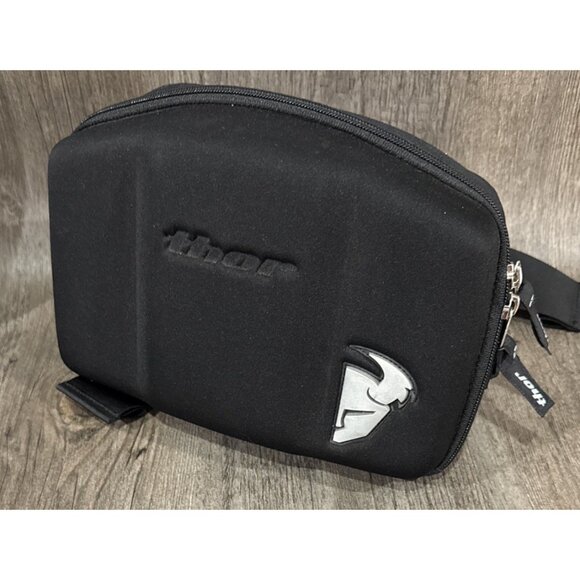 Thor Dirt Bike Motorcycle Motocross Riding Tool Bag Waist Hard Sided Black - Picture 1 of 9
